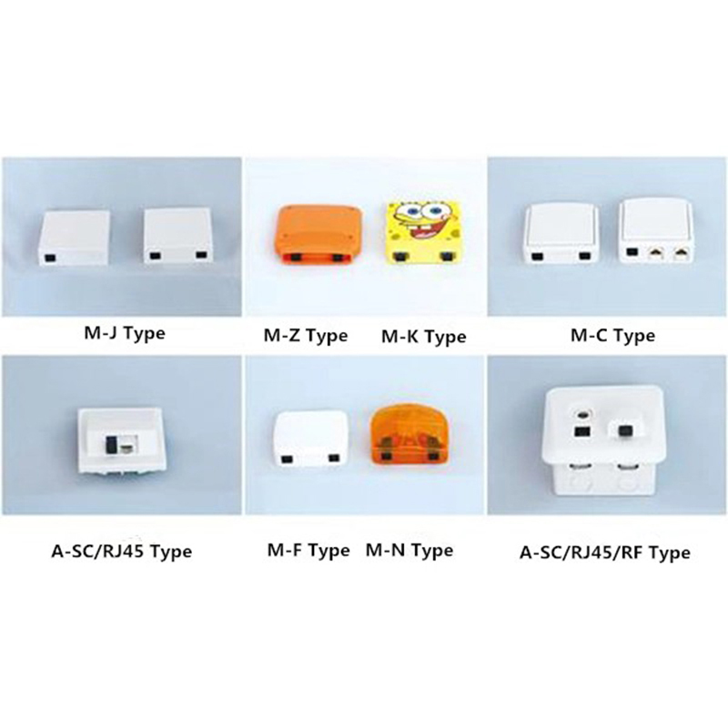 Solución de fibra: caja de enchufe de fibra óptica